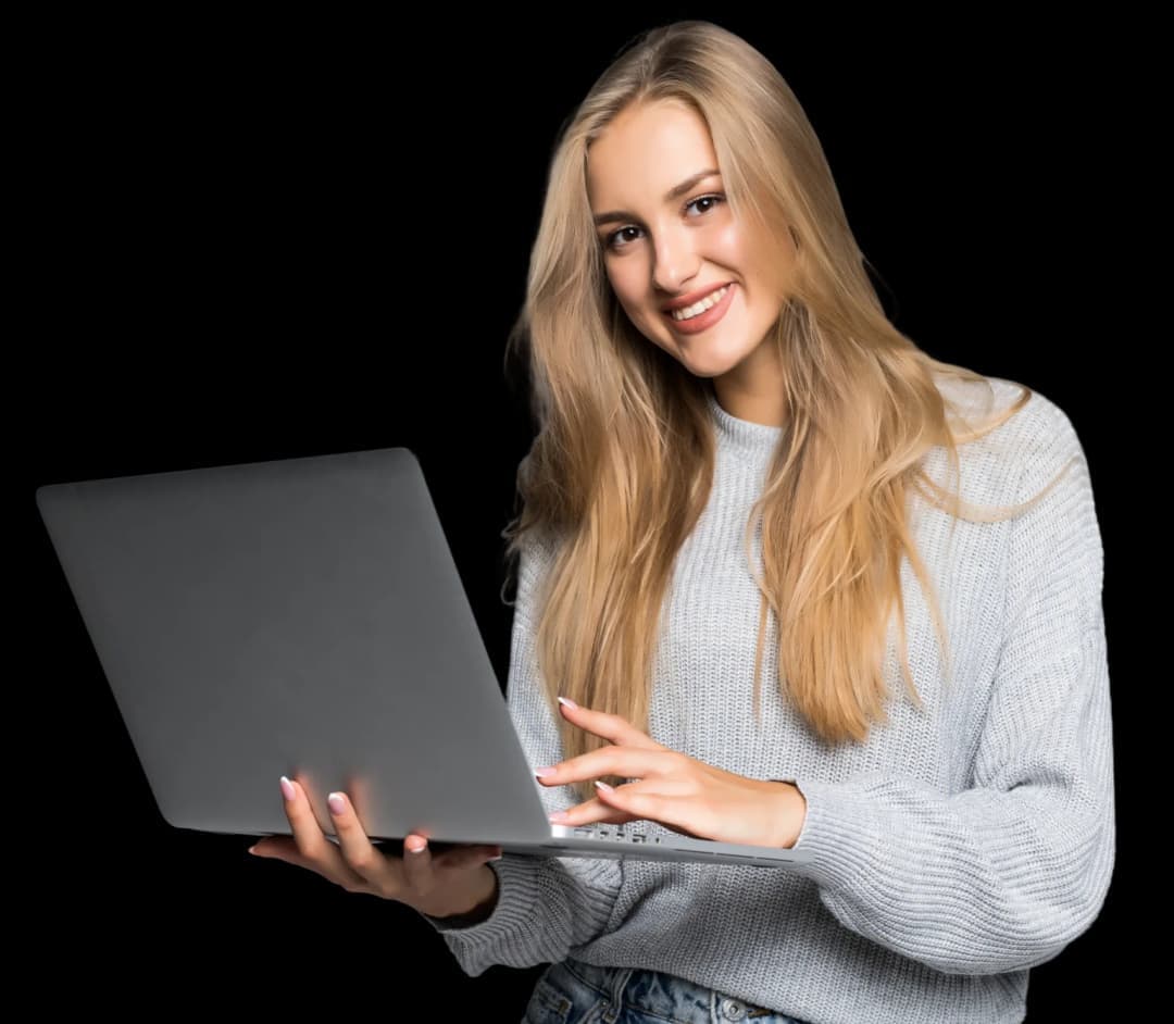 Parent booking an assessment on a laptop