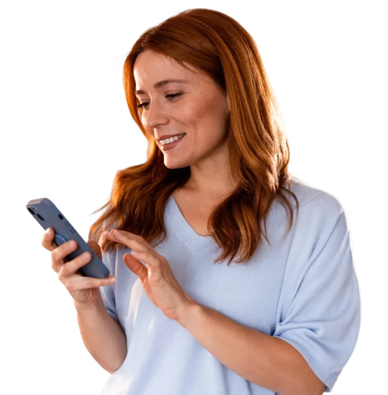 Patient in a virtual appointment with a physician for grief support