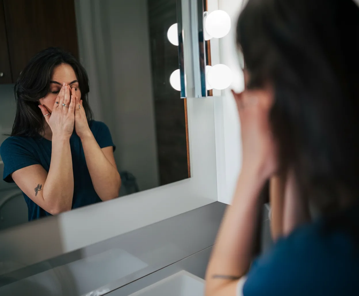 Adult reflecting after an OCD assessment