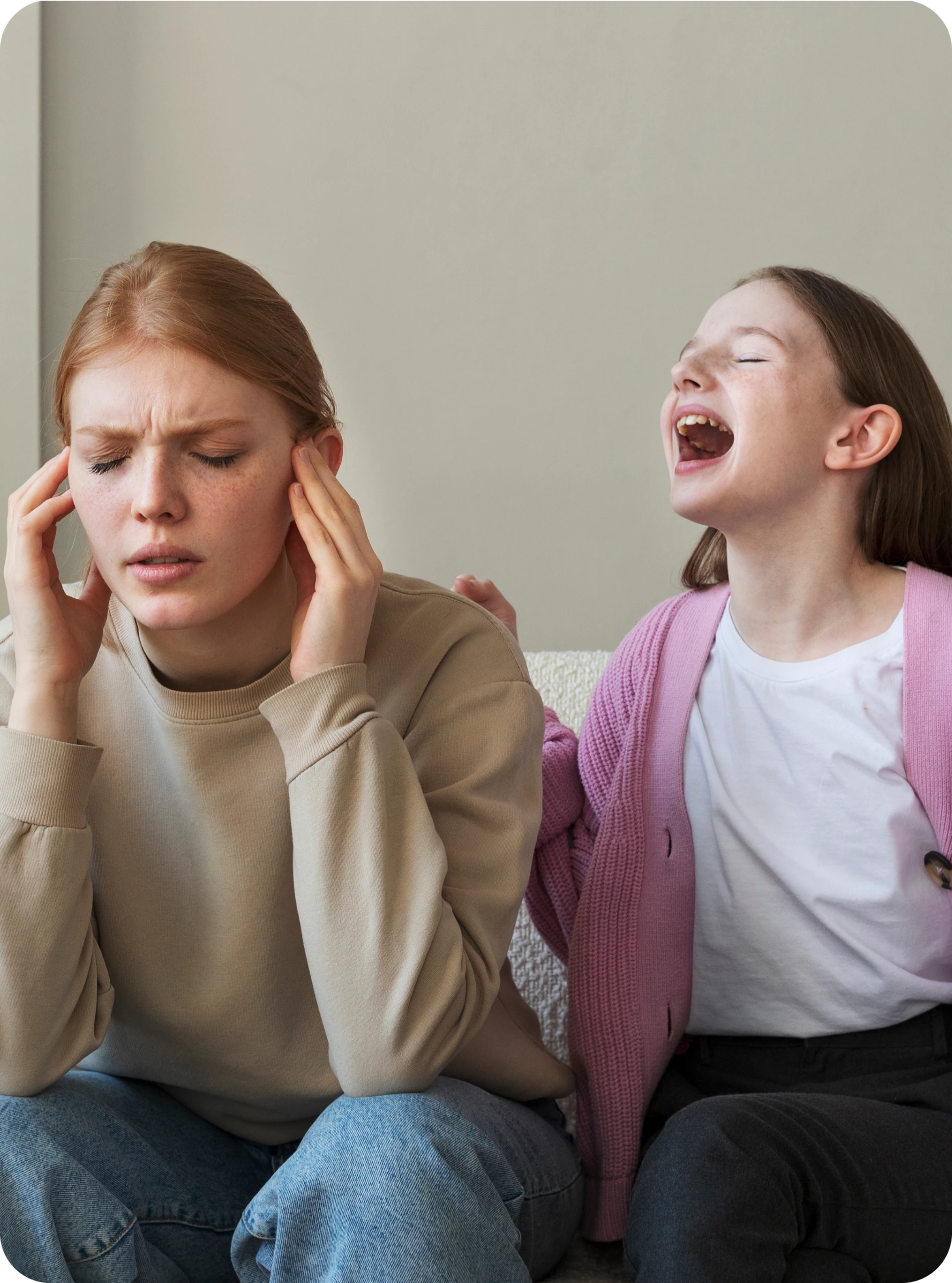 Person receiving compassionate virtual ADHD assessment support